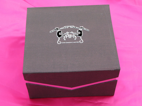 Cow Butter Dish - Hand Painted Porcelain, gift boxed - CLEOPATRA