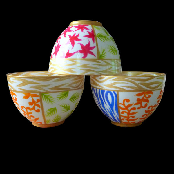 Bowl (13.5cm) - Decorative Hand Painted Bone China, gift boxed - SEA