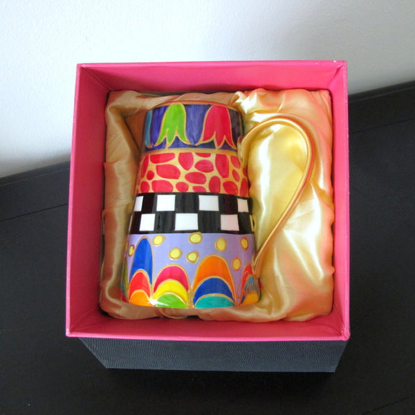 Milk Jug (14cm) - Hand Painted Porcelain, gift boxed - MELIO