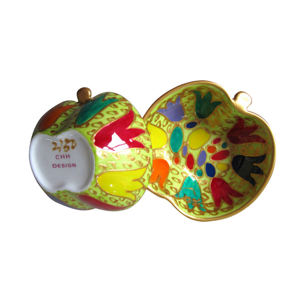 Apple Dish (9cm) - Hand Painted Bone China, gift boxed - EMILIO