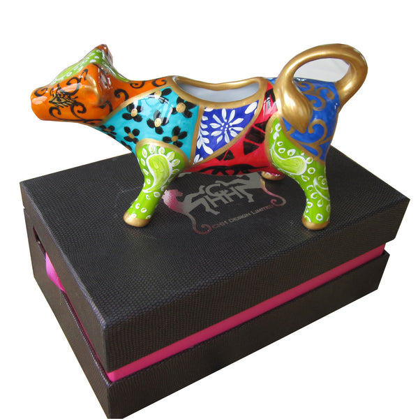 Cow Creamer Jug - Hand Painted Porcelain, gift boxed - DIVA