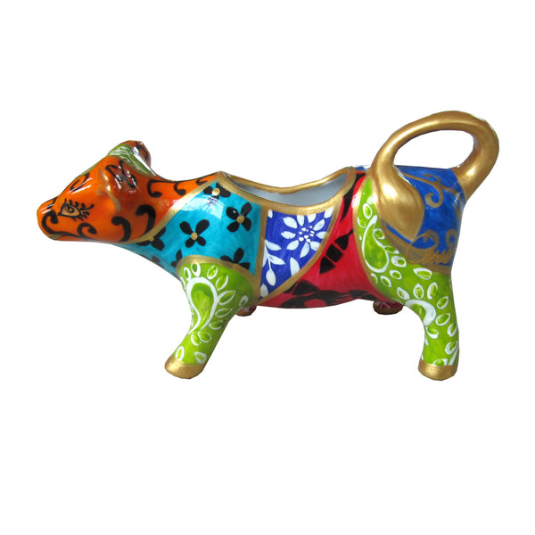 Cow Creamer Jug - Hand Painted Porcelain, gift boxed - MISS D