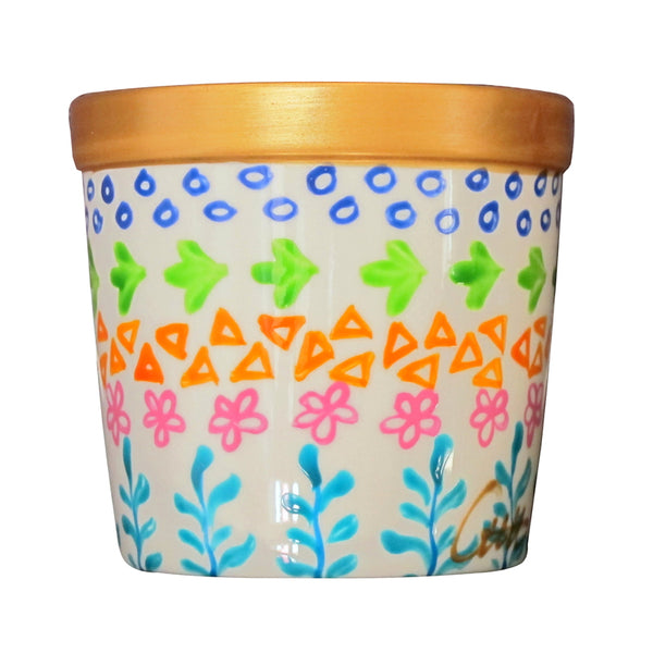 Scented Candle - Hand Painted 42% Bone China, gift boxed - FLORA