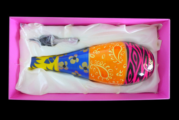 Oil Bottle with Pourer - Hand Painted Porcelain, gift boxed - EUPHORIA