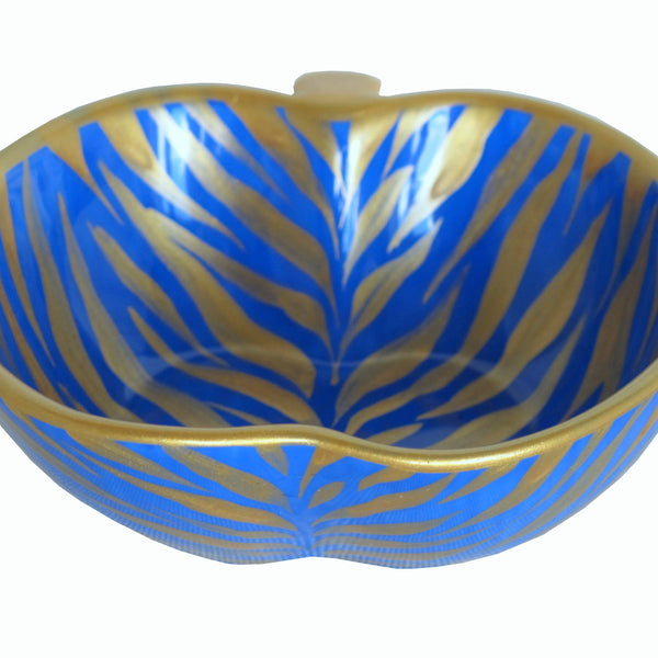 Apple Dish (9cm) - Hand Painted Bone China, gift boxed - LAPIS ZEBRA