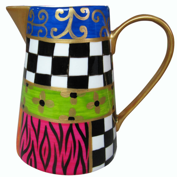 Milk Jug (14cm) - Hand Painted Porcelain, gift boxed - BLUE DANUBE