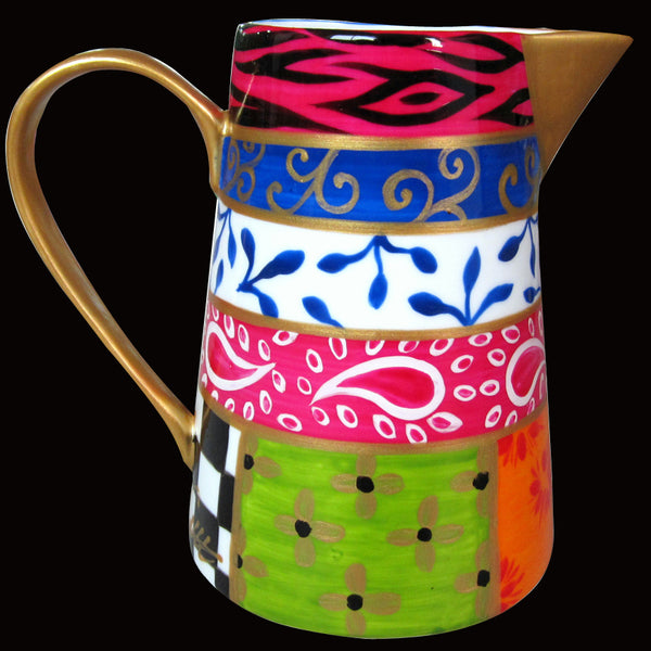 Milk Jug (14cm) - Hand Painted Porcelain, gift boxed - BLUE DANUBE