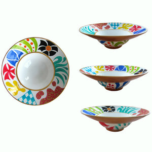hand painted bone china bowls decorative