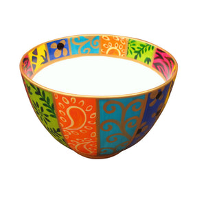 Bowl (13.5cm) - Decorative Hand Painted Bone China, gift boxed - HAPPY