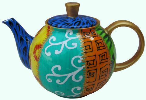 Small Teapot - Hand Painted Bone China - TSARINA