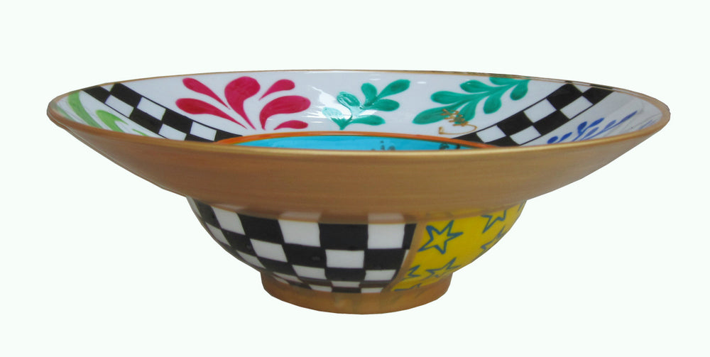 Limited Edition Bowl (25cm) -  Hand Painted Bone China, gift boxed - UNDERWATER