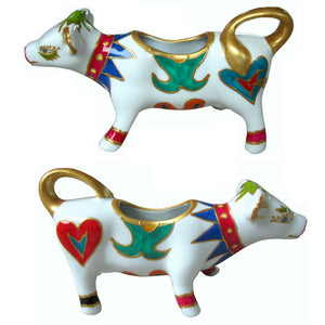 Cow Creamer Jug - Hand Painted Porcelain, gift boxed - BONDI